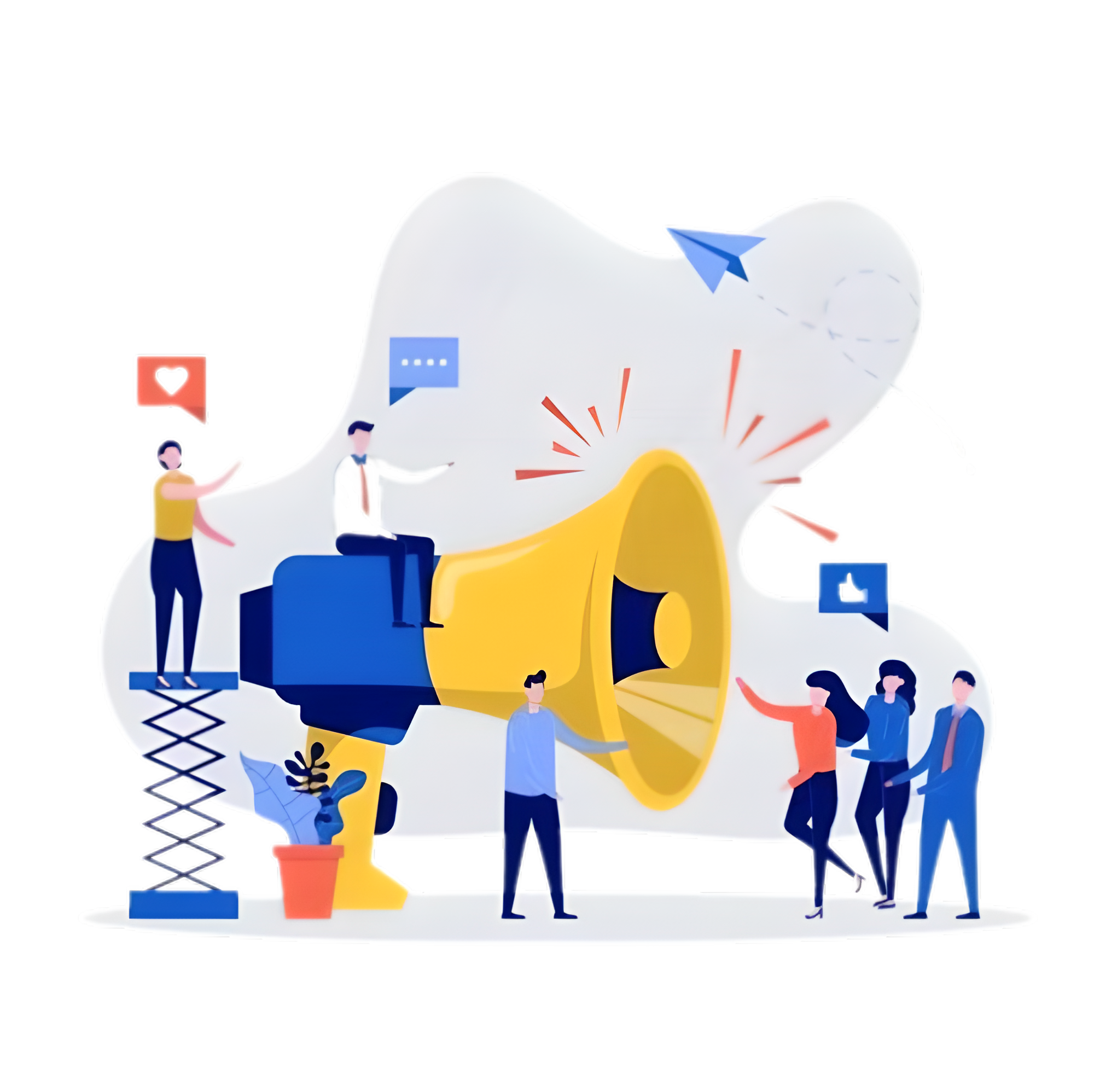 Team collaborating — Finanza story